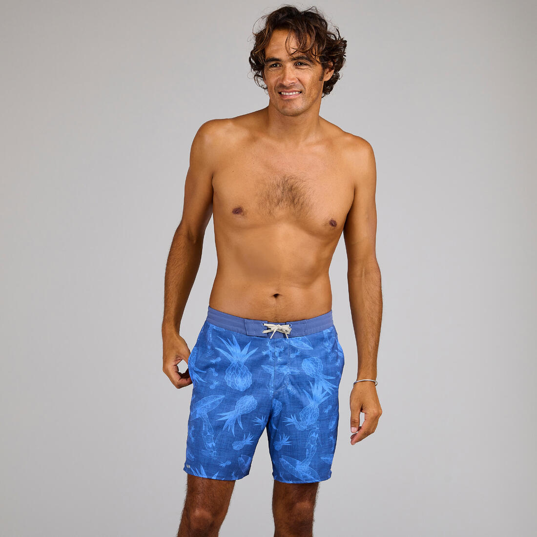 Boardshort surf 100 long surfergirl blue