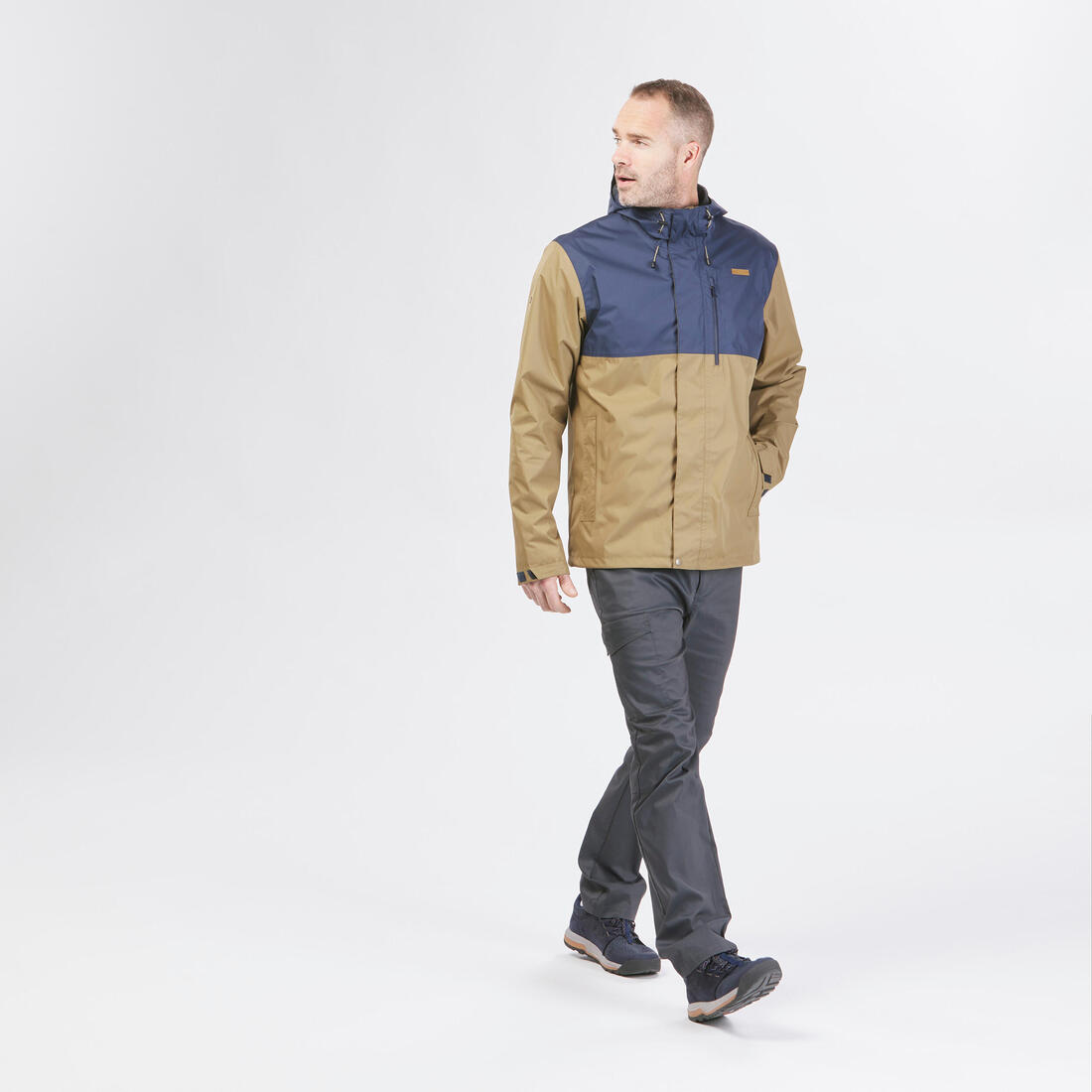 Veste imperméable de randonnée - nh500 imper - homme