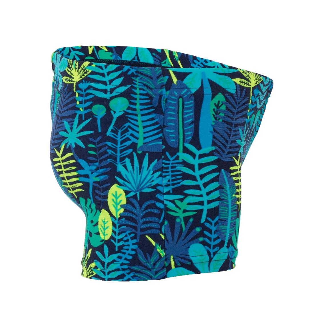 BOXER DE BAIN BEBE / ENFANT BLEU IMPRIME FISH