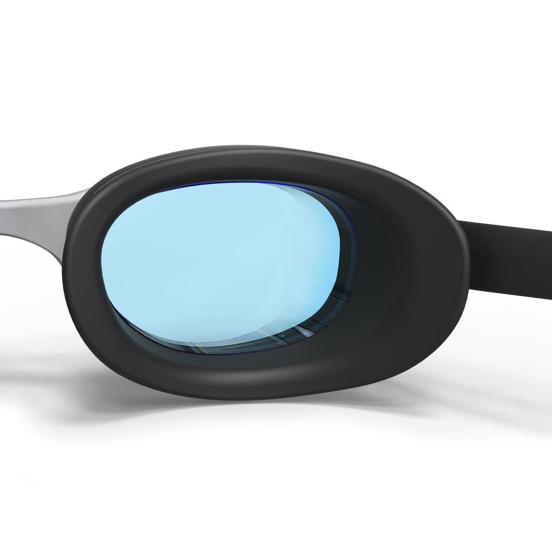 Lunettes De Natation XBASE - Verres Clairs - Taille Unique - Noir Bleu