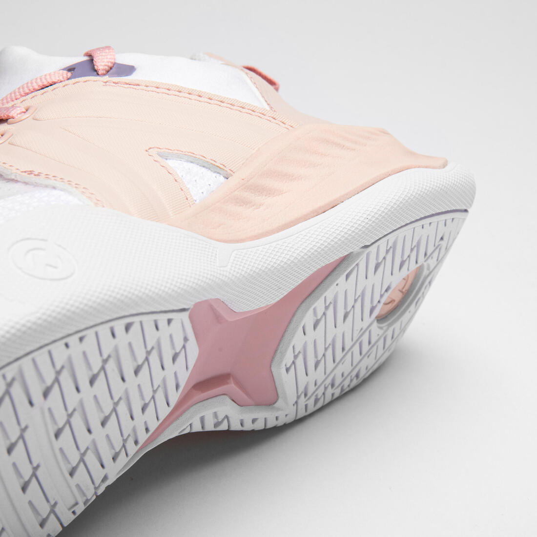 Chaussures de handball Homme/Femme - H500 FASTER rose blanc