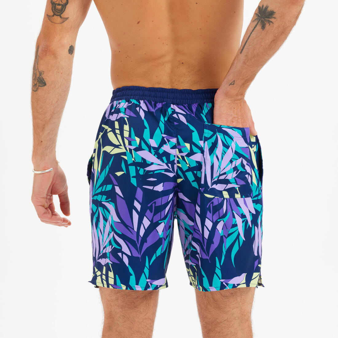 Boardshort surf 100 long surfergirl blue