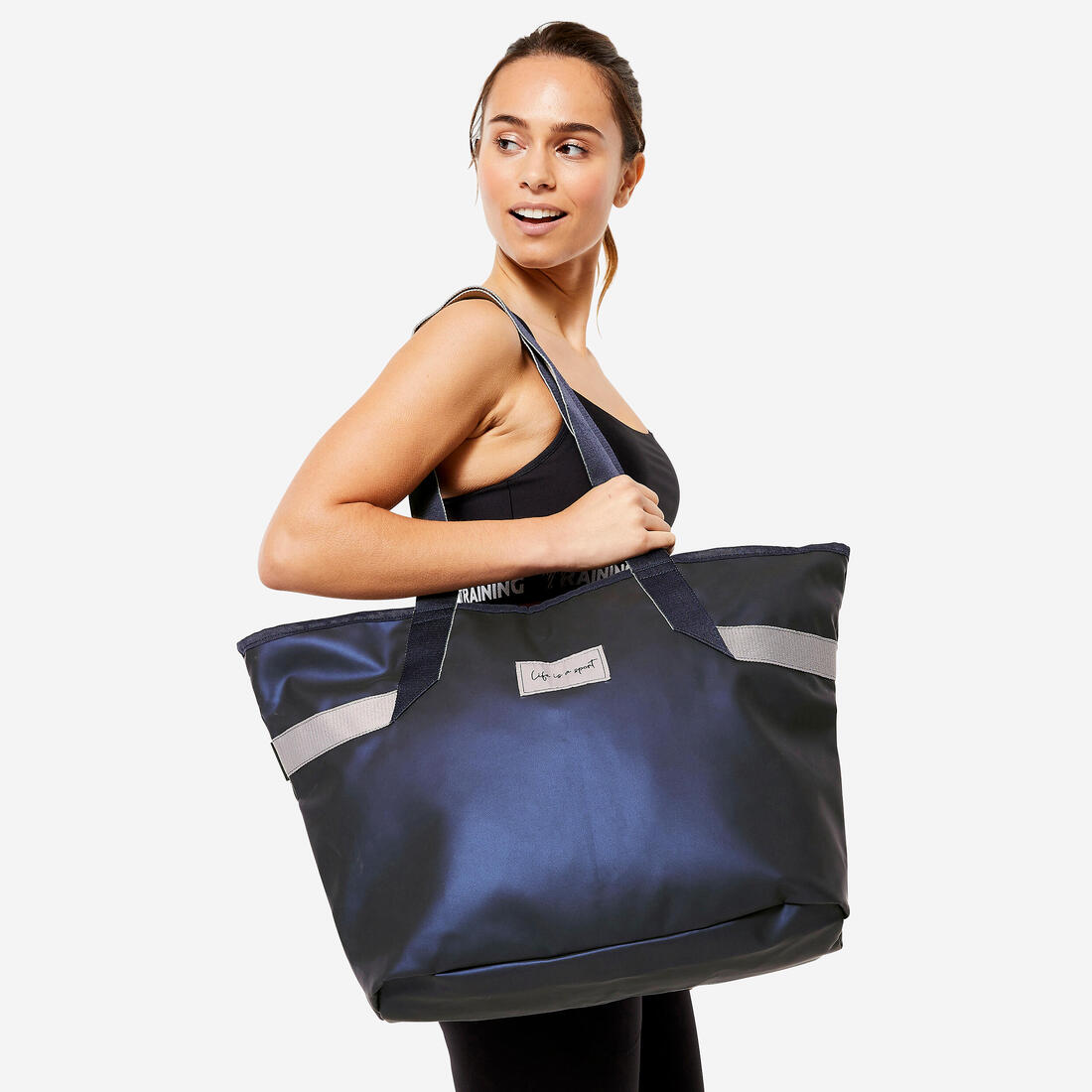 Sac cabas avec poches 25L femme