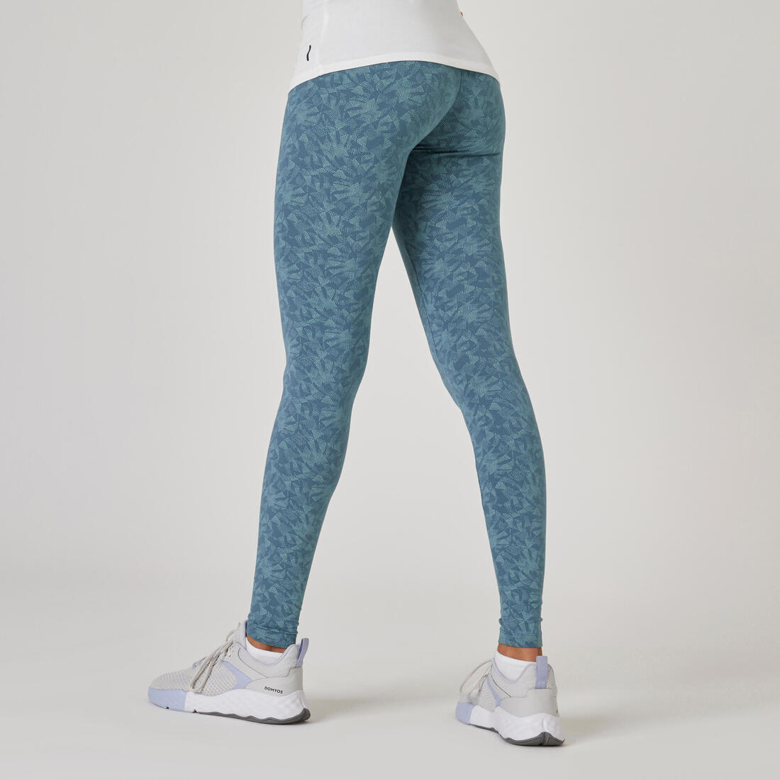 Legging fitness long coton extensible respirant femme - Fit+