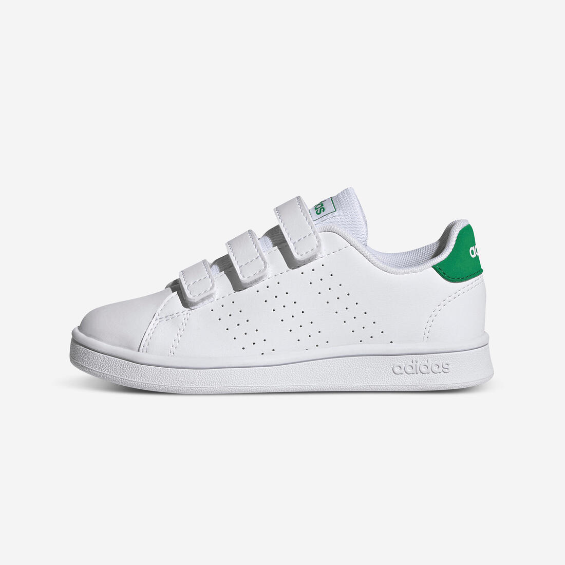 Baskets à scratch enfant - ADIDAS ADVANTAGE blanc