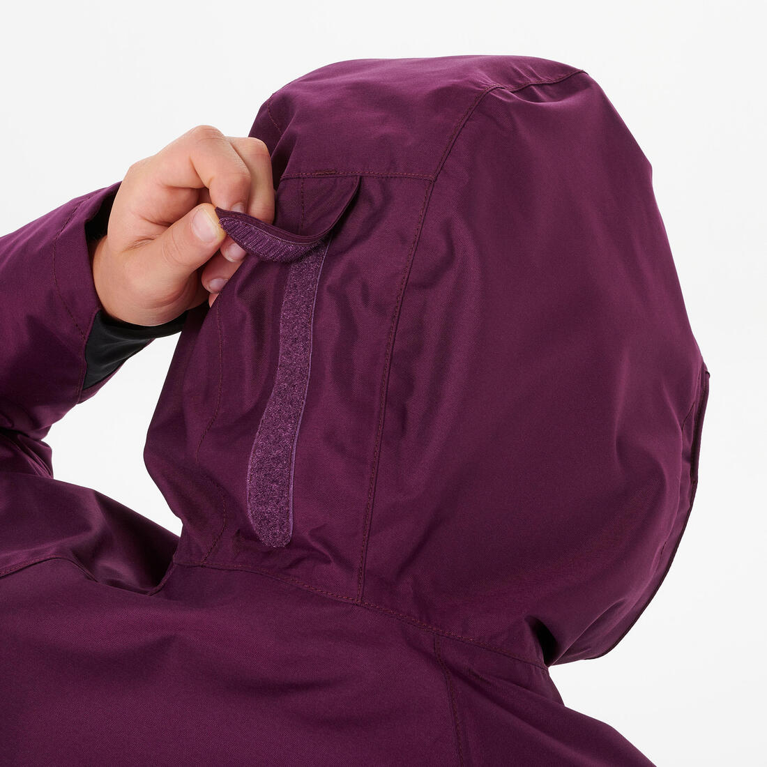 Veste imperméable de randonnée - MH500 violette - enfant 7-15 ans