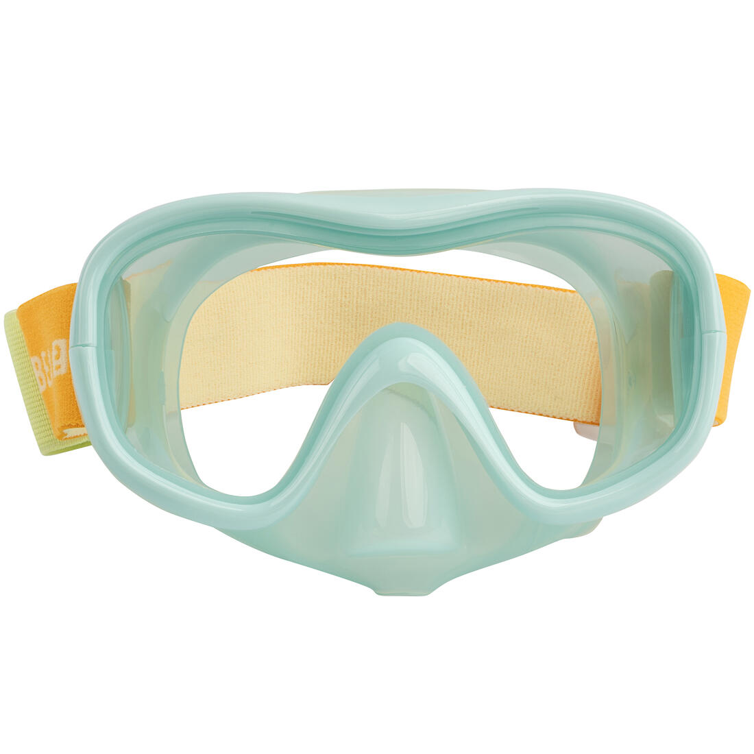 Masque plongée Enfant - 100 Confort Menthe pastel