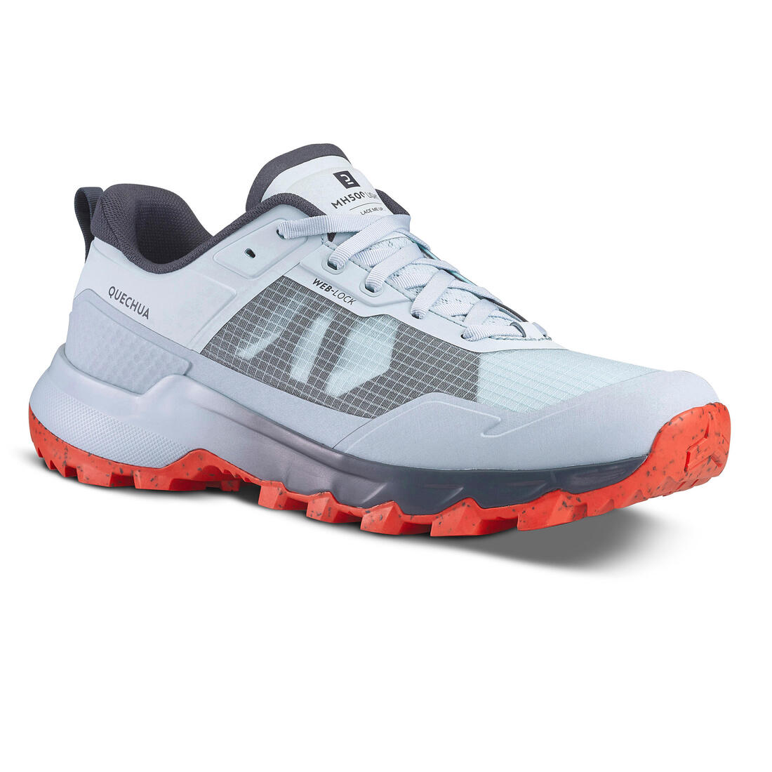 Chaussures de randonnée montagne - MH500 LIGHT gris clair - homme