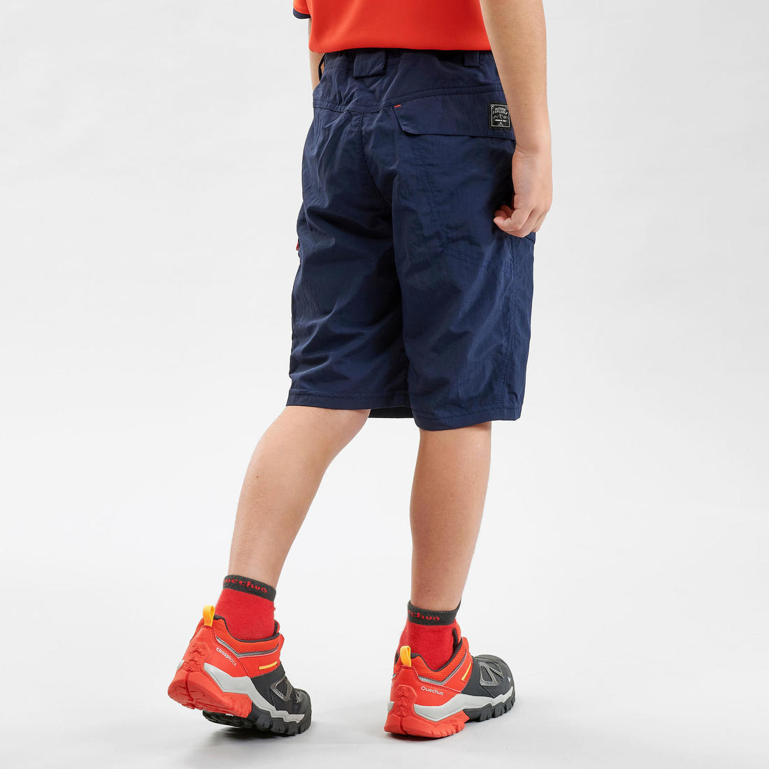 Short de randonnée - MH500 navy - enfant 7-15 ans