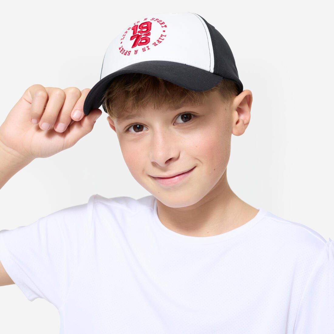 Casquette enfant respirante réglable mixte