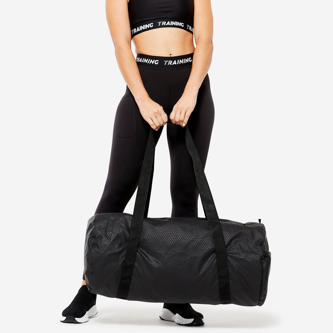 Sac de sport grand format 50L, noir