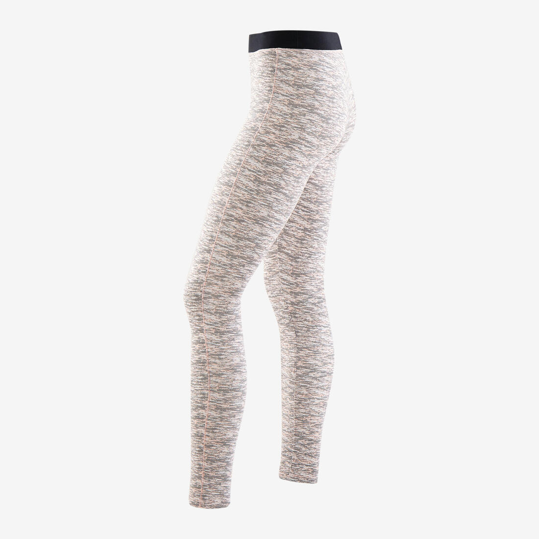 Legging coton respirant 500 fille GYM ENFANT noir imprimé