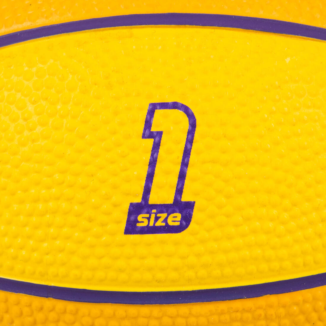 Mini ballon de basketball taille 1 Enfant - K100 Rubber