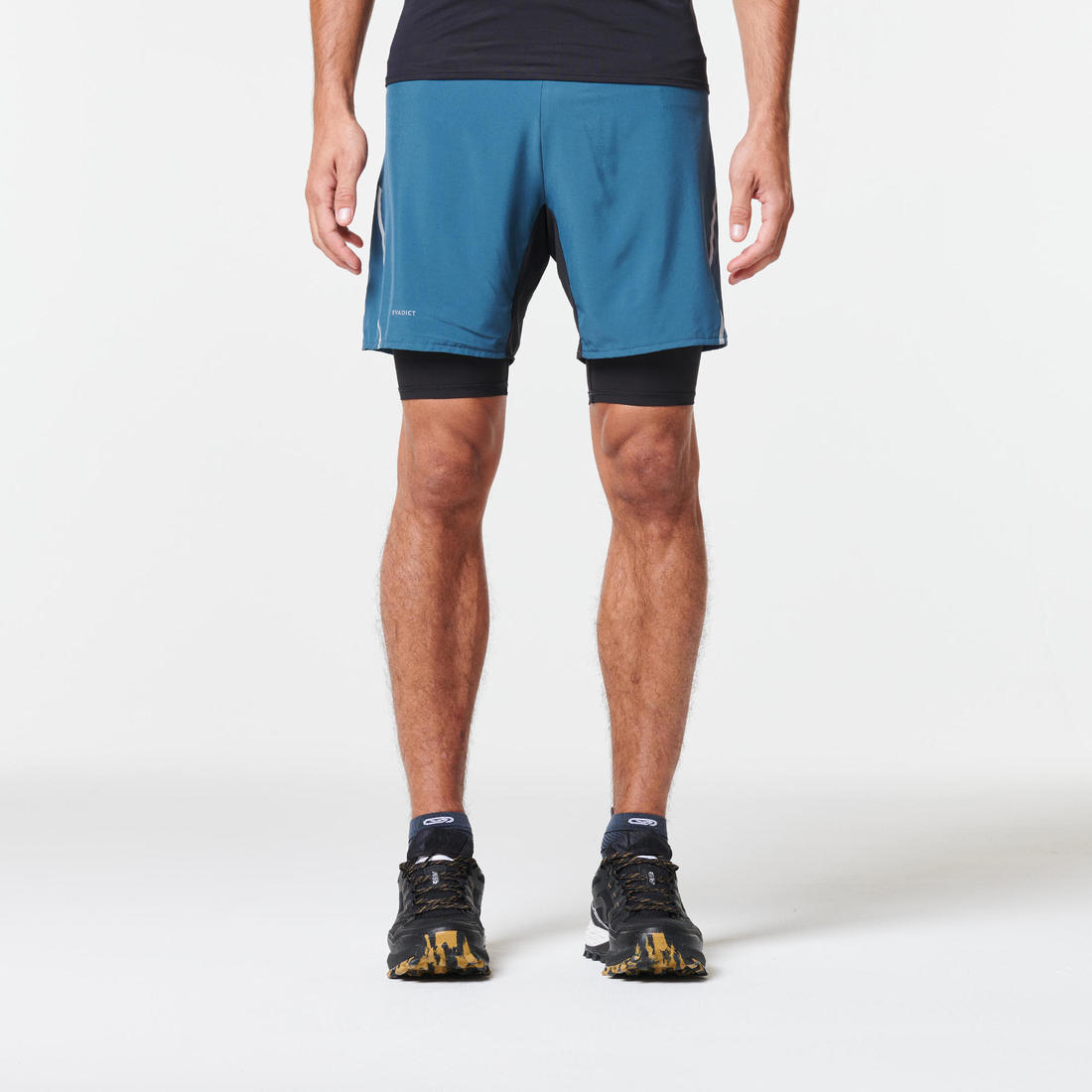 SHORT CUISSARD DE TRAIL RUNNING  CONFORT HOMME