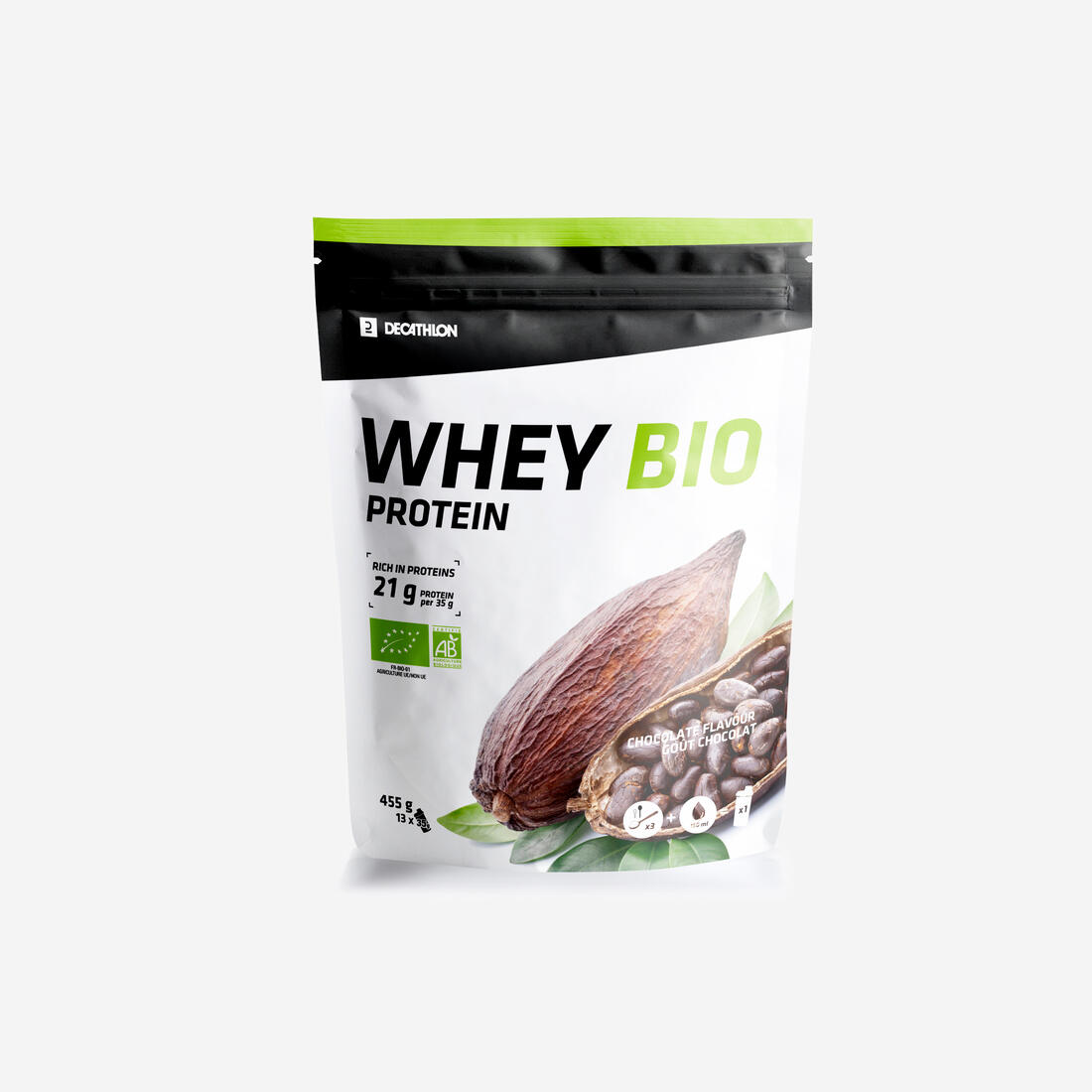 Whey protein bio chocolat 455g