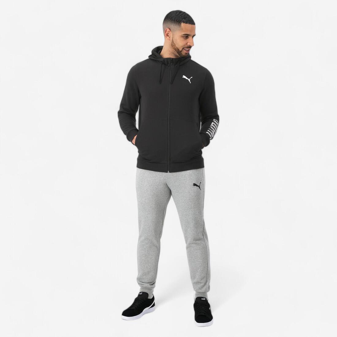 Pantalon jogging fitness PUMA homme gris