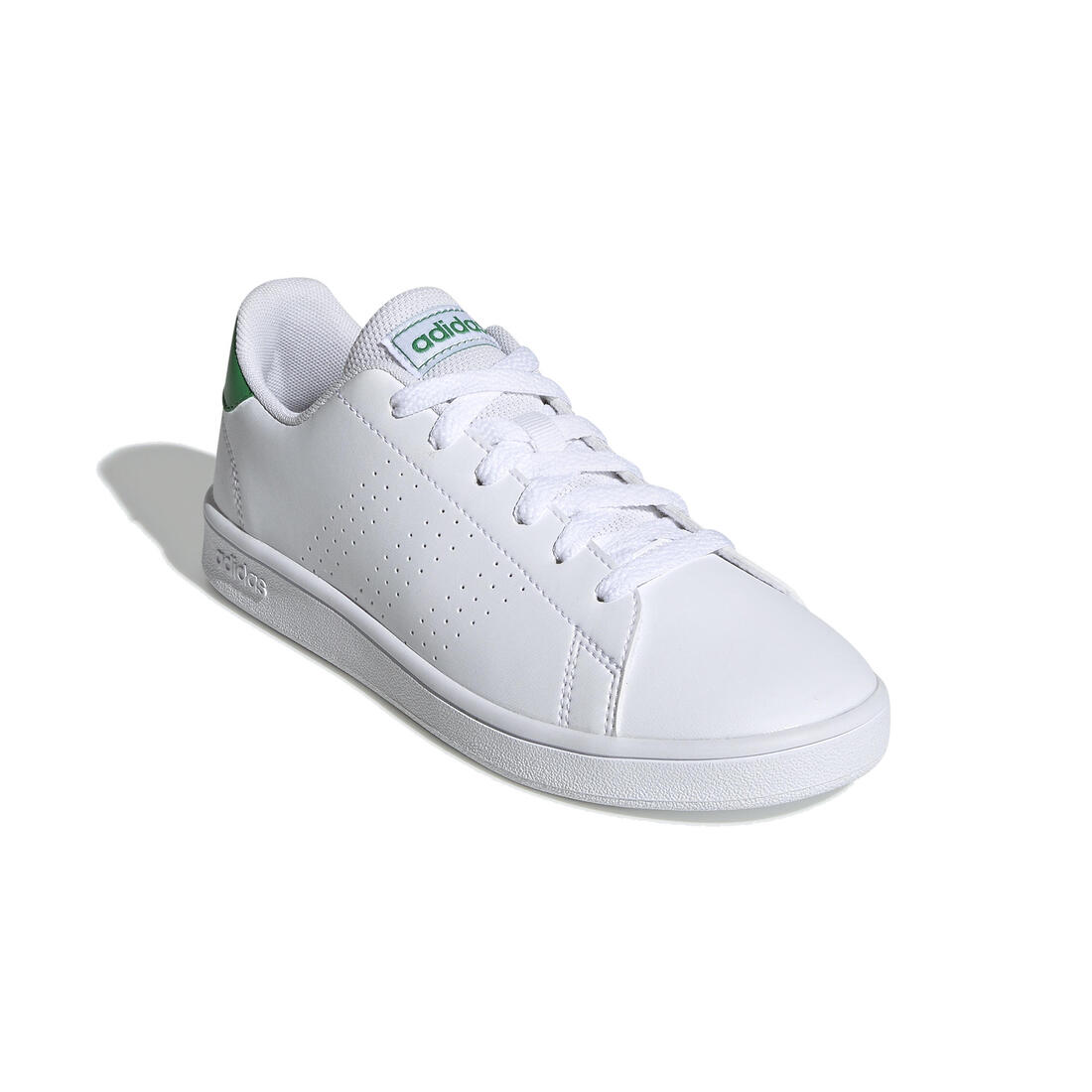 Baskets à lacets enfant - ADIDAS ADVANTAGE blanc