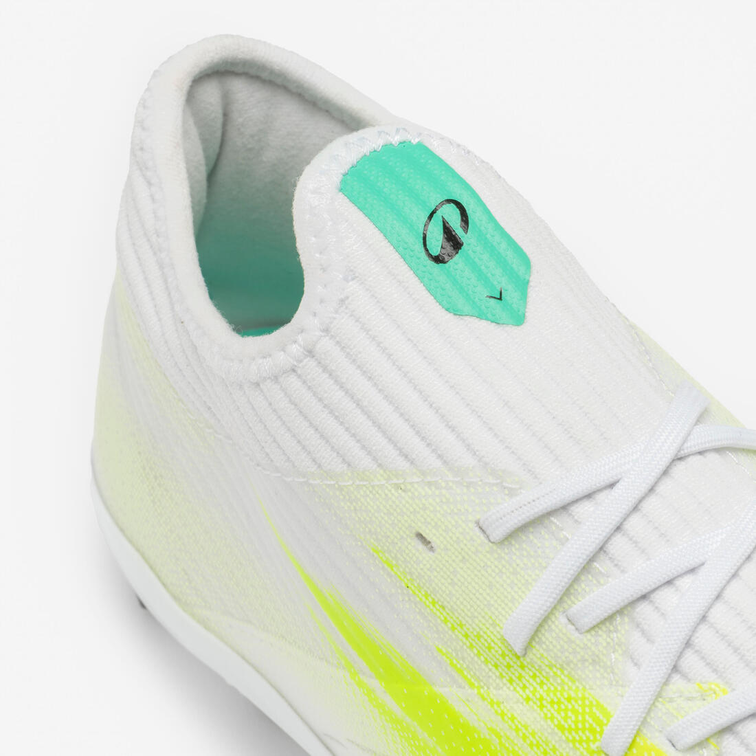 Chaussures de football enfant a lacets CLR FG White Yellow Meteor