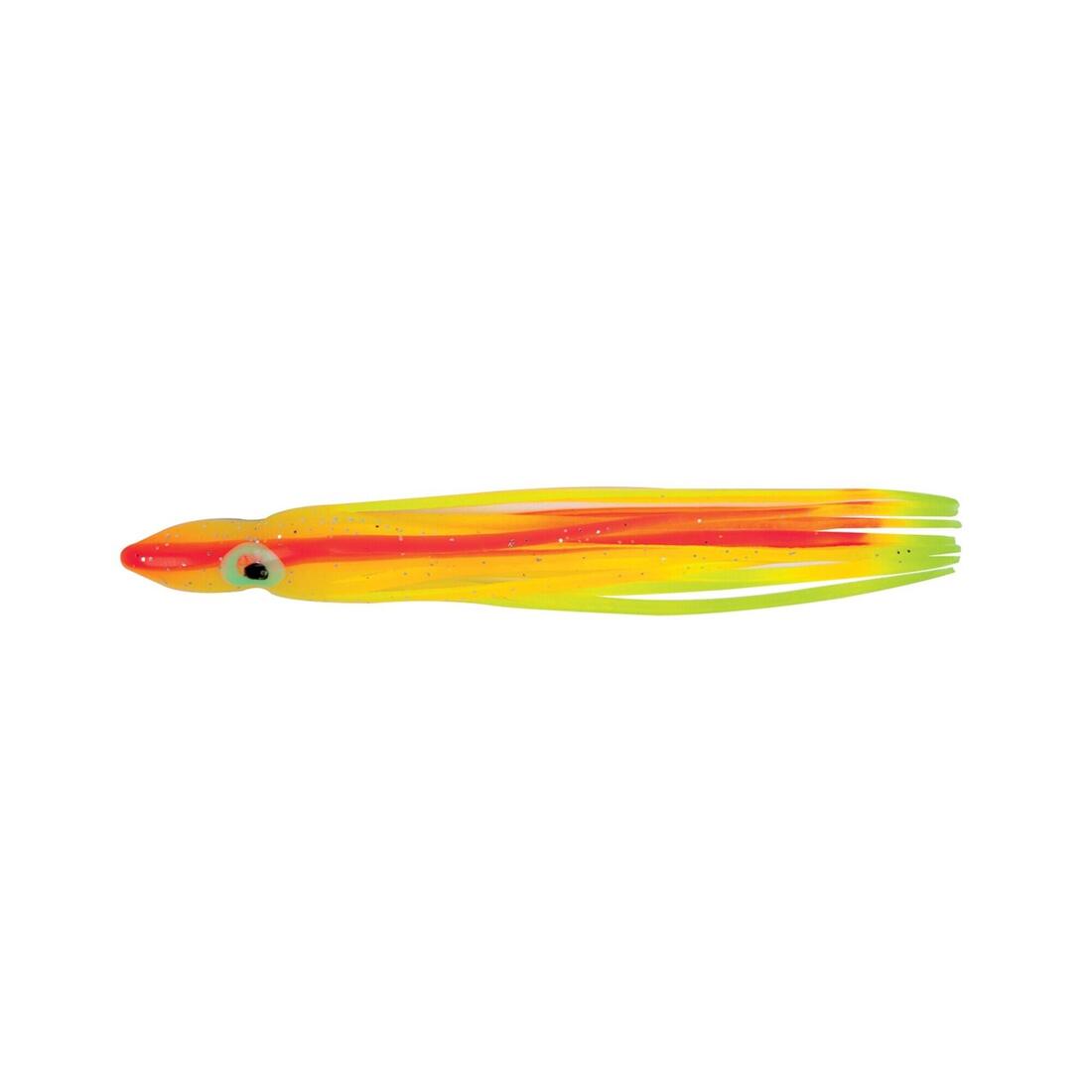 OCTOPUS 6CM x5 JAUNE RAYE NOIR FLASHMER