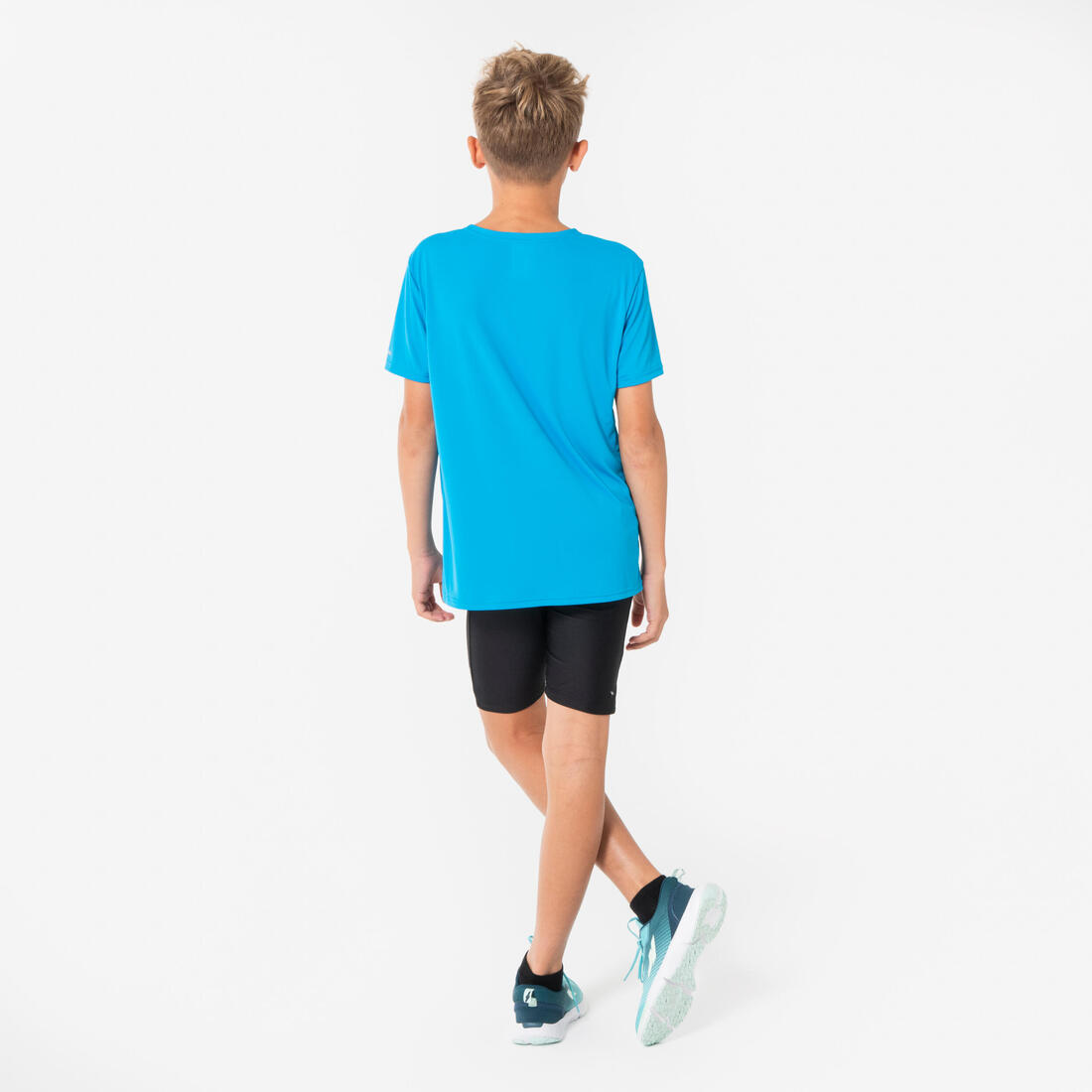 T-shirt de running respirant Enfant - KIPRUN Dry+ 500 marine