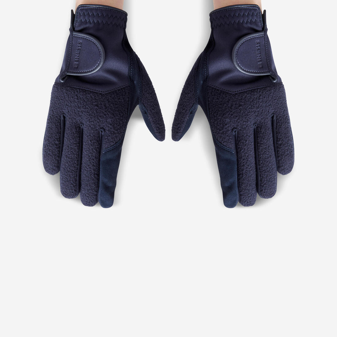 Paire de gants golf hiver femme - cw bleu marine