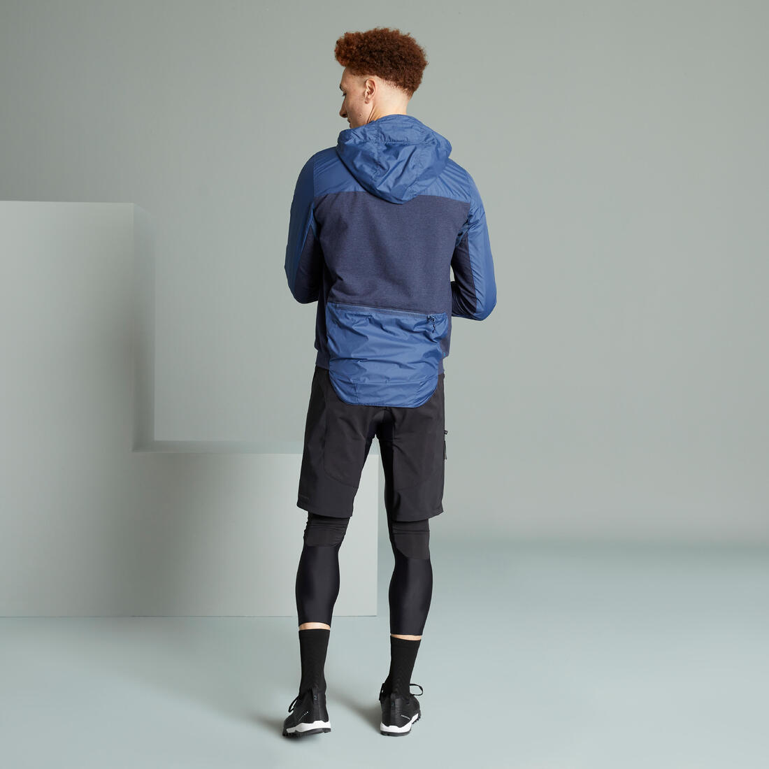 COUPE VENT VELO  VTT BLEU