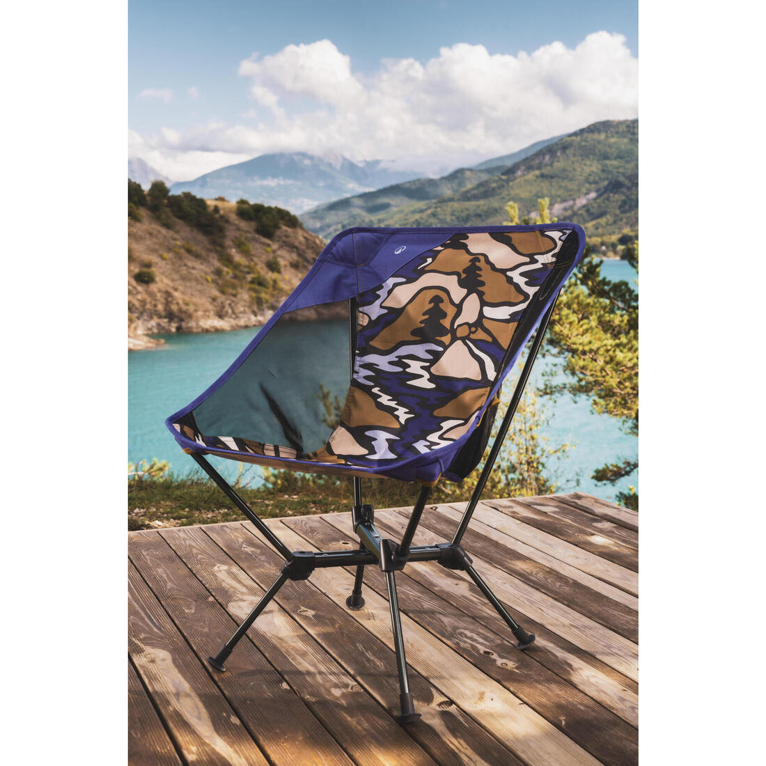 Chaise basse de camping, pliante et ultra compacte, 500 M