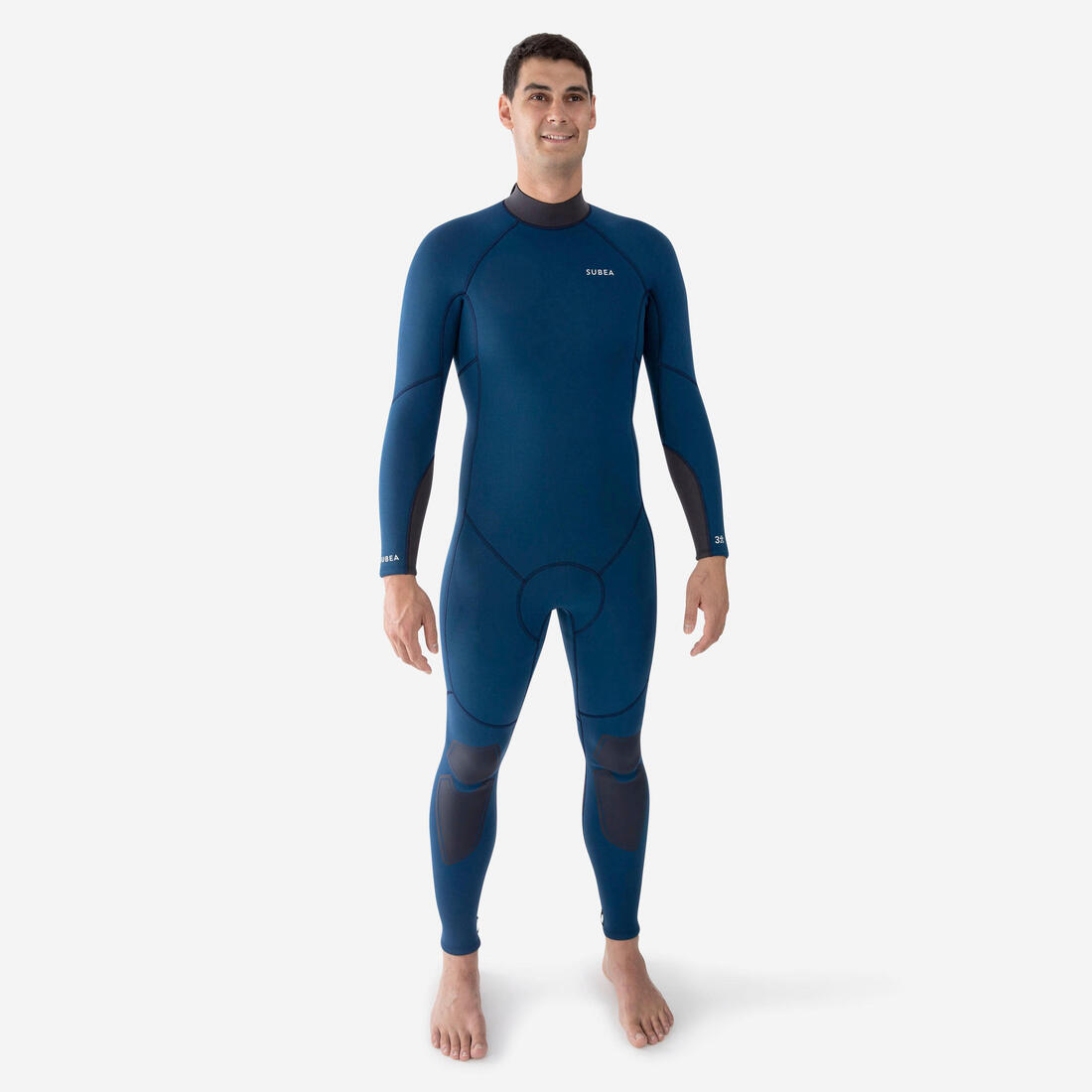 Combinaison Plongée Homme néoprène 3mm - SCD 500 Bleu turquin – bleu turquin