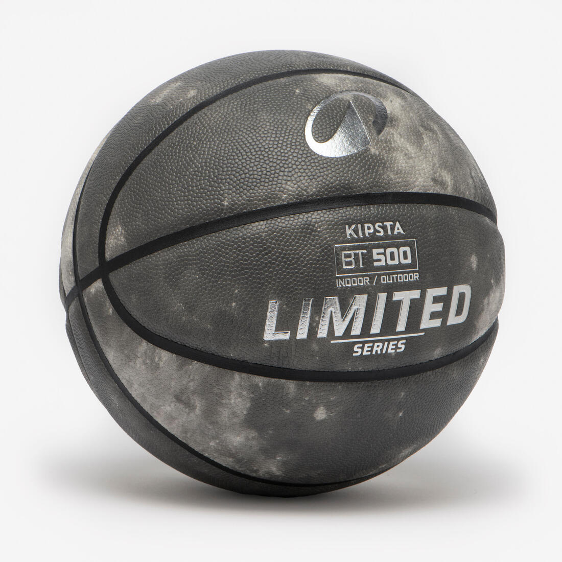 Ballon de basketball taille 7 - bt500 fiba – gris granit