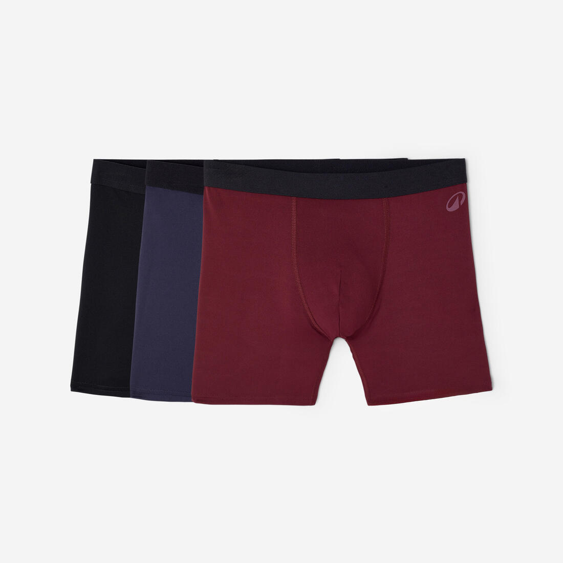 Lot de 3 boxers respirants Homme, Bleu foncé