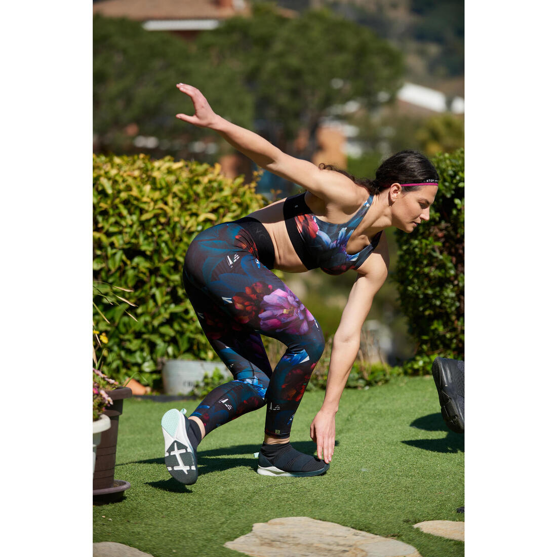Legging taille haute Fitness imprimé