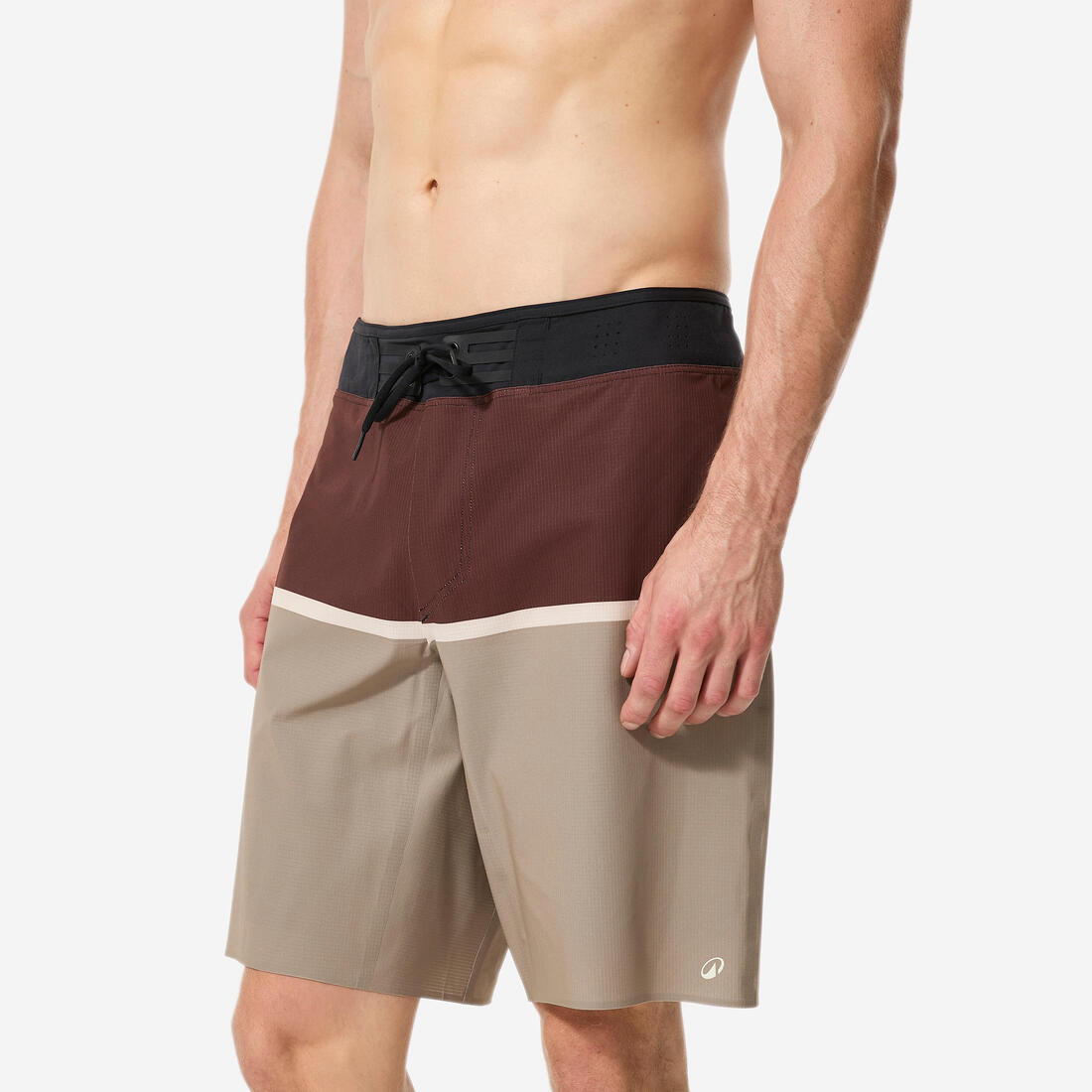 Boardshort surf short de bain long 20" homme, 900 Super dude bi-color