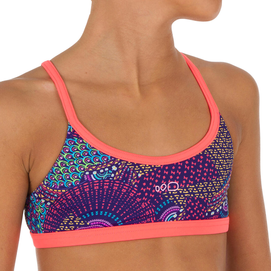 Maillot de natation fille 2 pièces Riana skirt all mask
