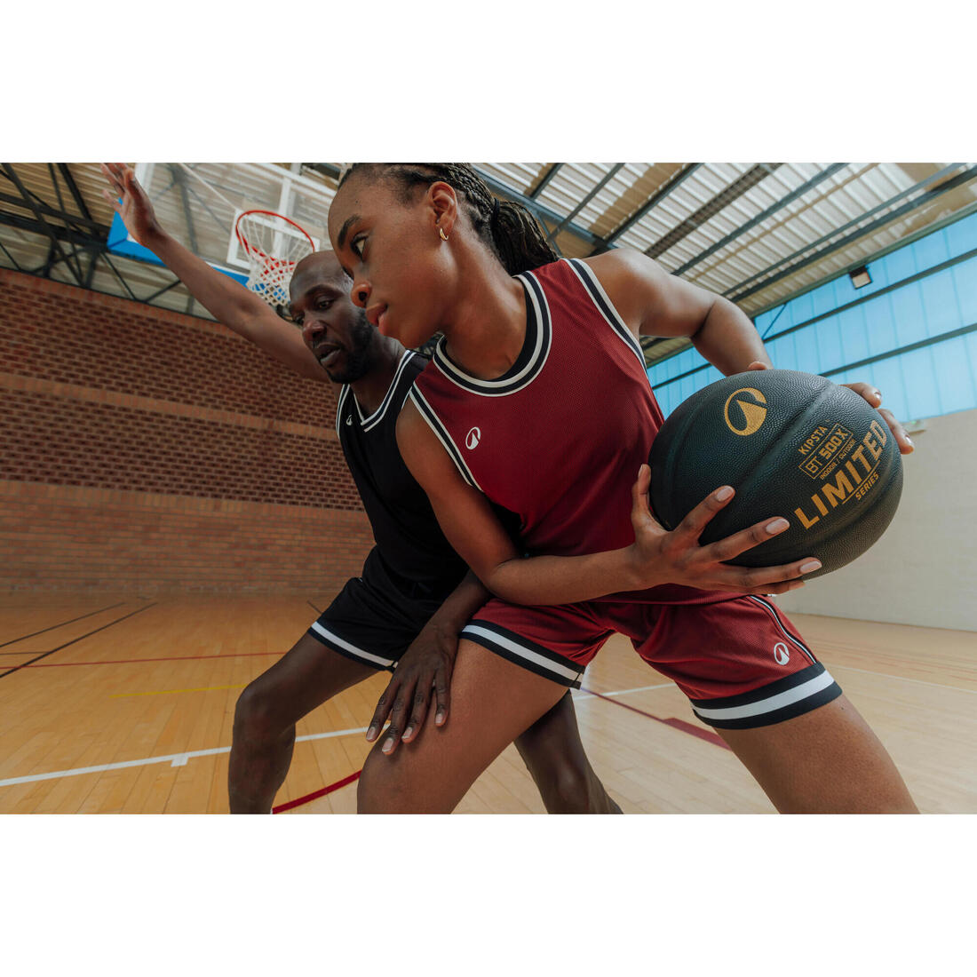 Maillot de Basketball sans manche réversible Adulte - TANK 500
