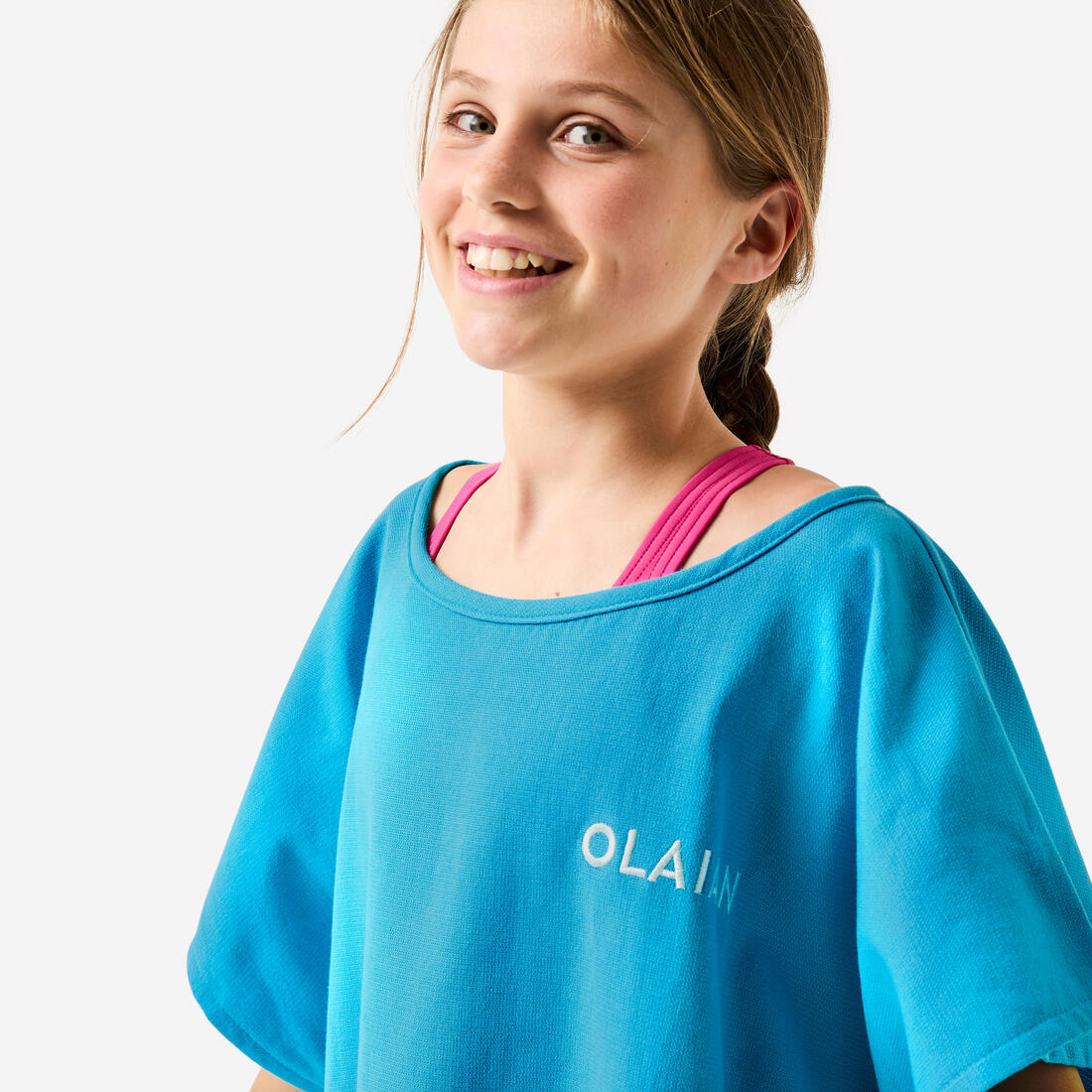 Poncho surf Enfant - 100 bleu