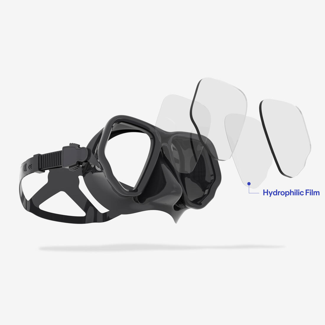 Masque de plongée anti buée - MASK 500 DUAL ANTI BUEE
