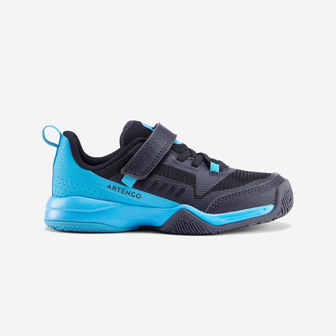 CHAUSSURES TENNIS ENFANT - TS500 FAST KD SCRATCH PINKFIRE – bleu noir