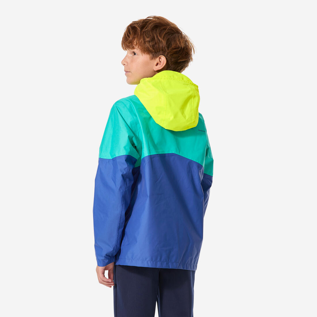 Veste imperméable et coupe vent de voile enfant, 100 navy
