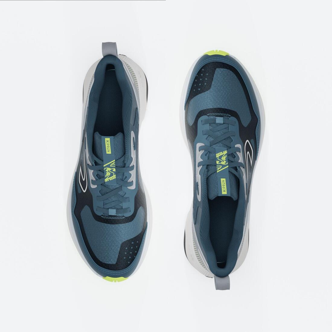 Chaussures running et trail jf 190 grip bleu mangue h