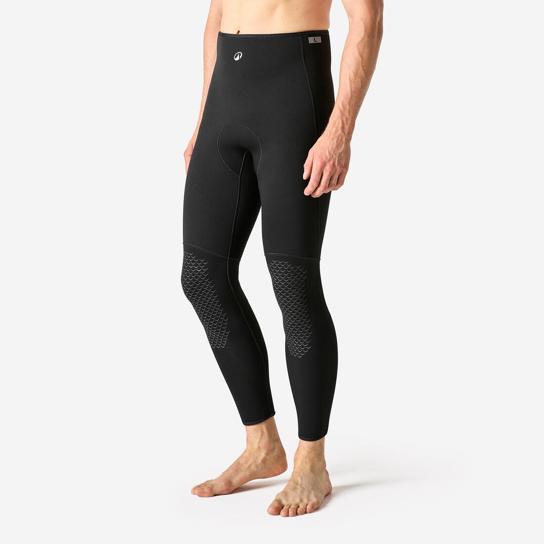 Pantalon chasse sous-marine et apnée néoprène Ocena 5mm homme, SPF 500 Noir
