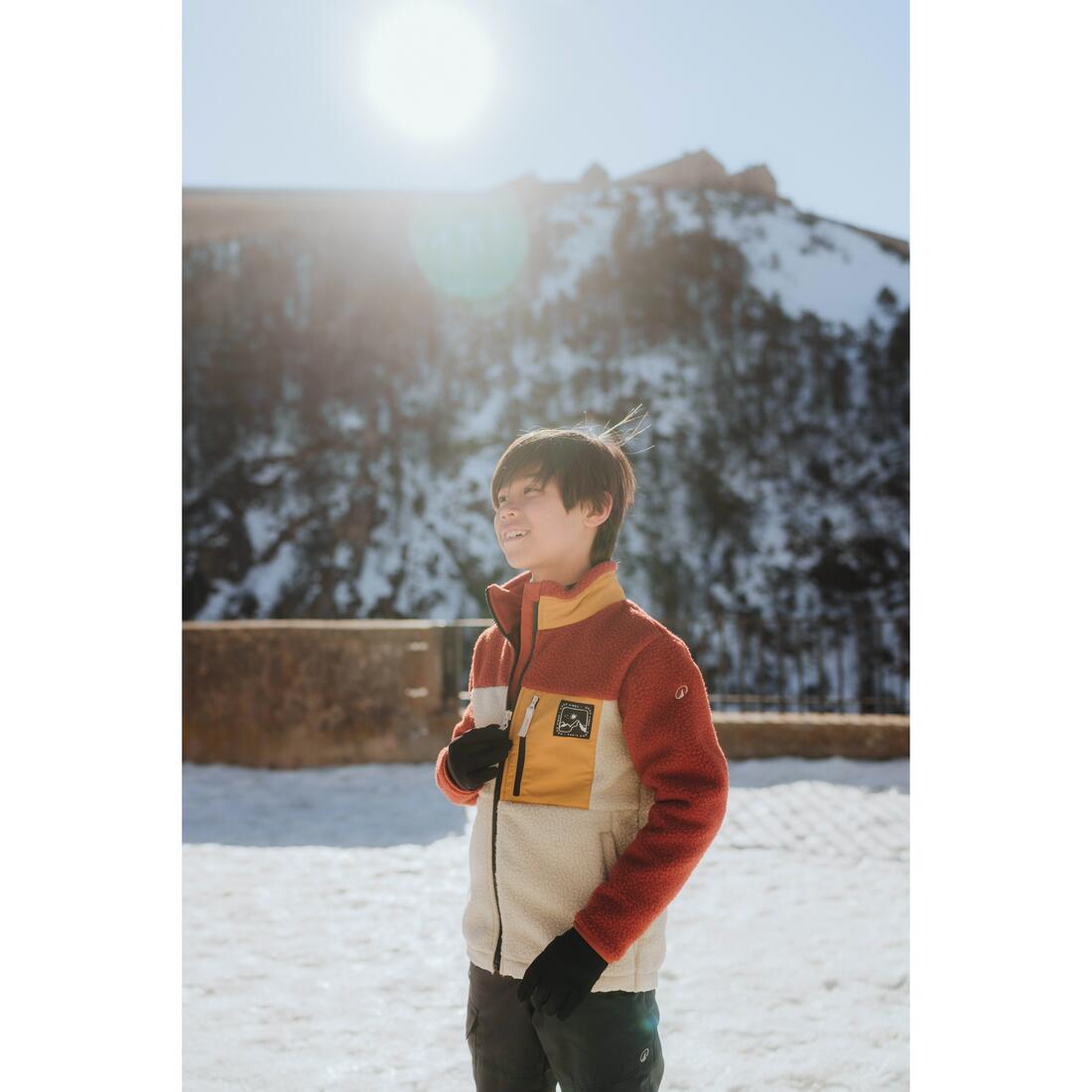 Veste polaire sherpa chaude enfant 7-15 ans, NH 900
