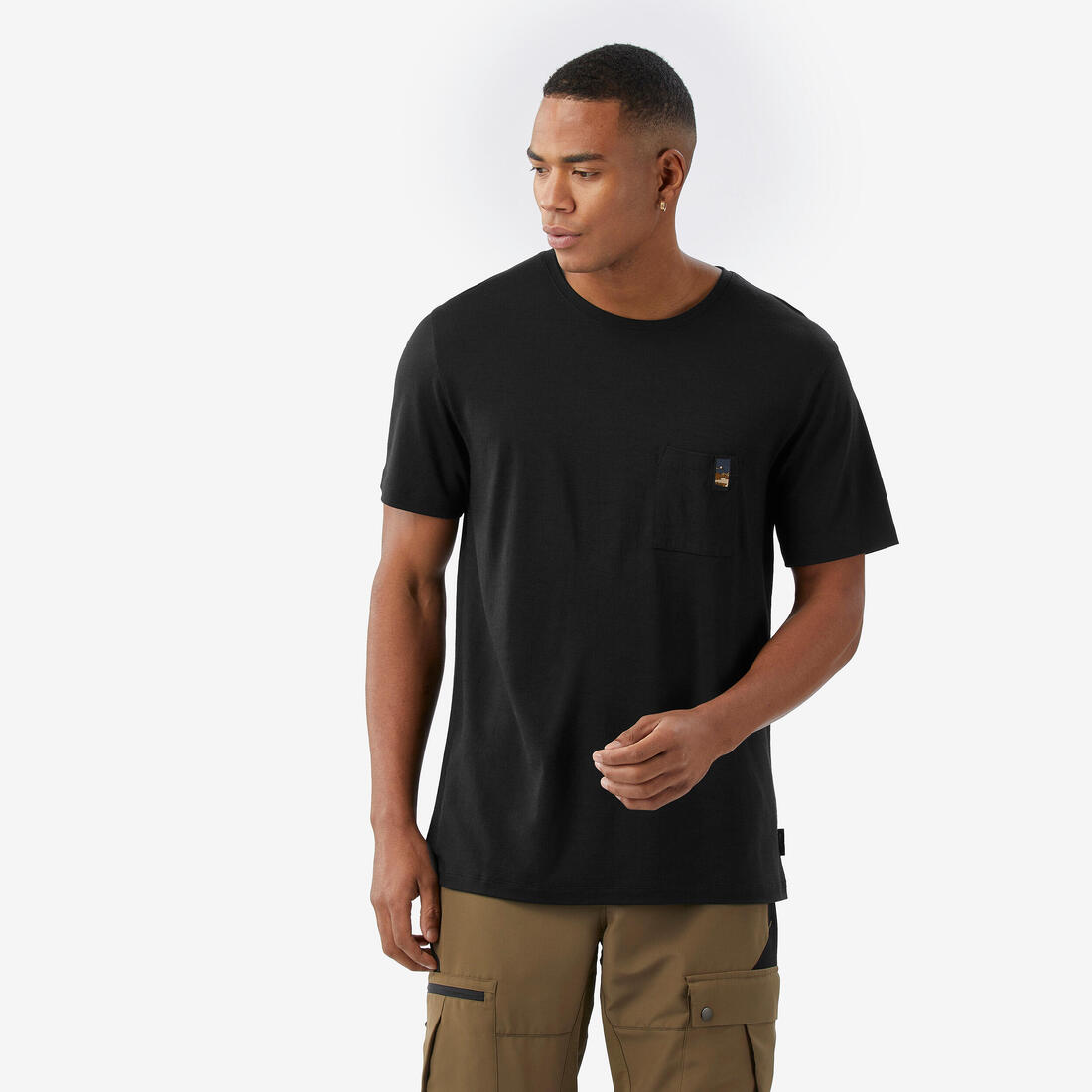 T-shirt manches courtes 100 % laine mérinos homme, Merino 100%