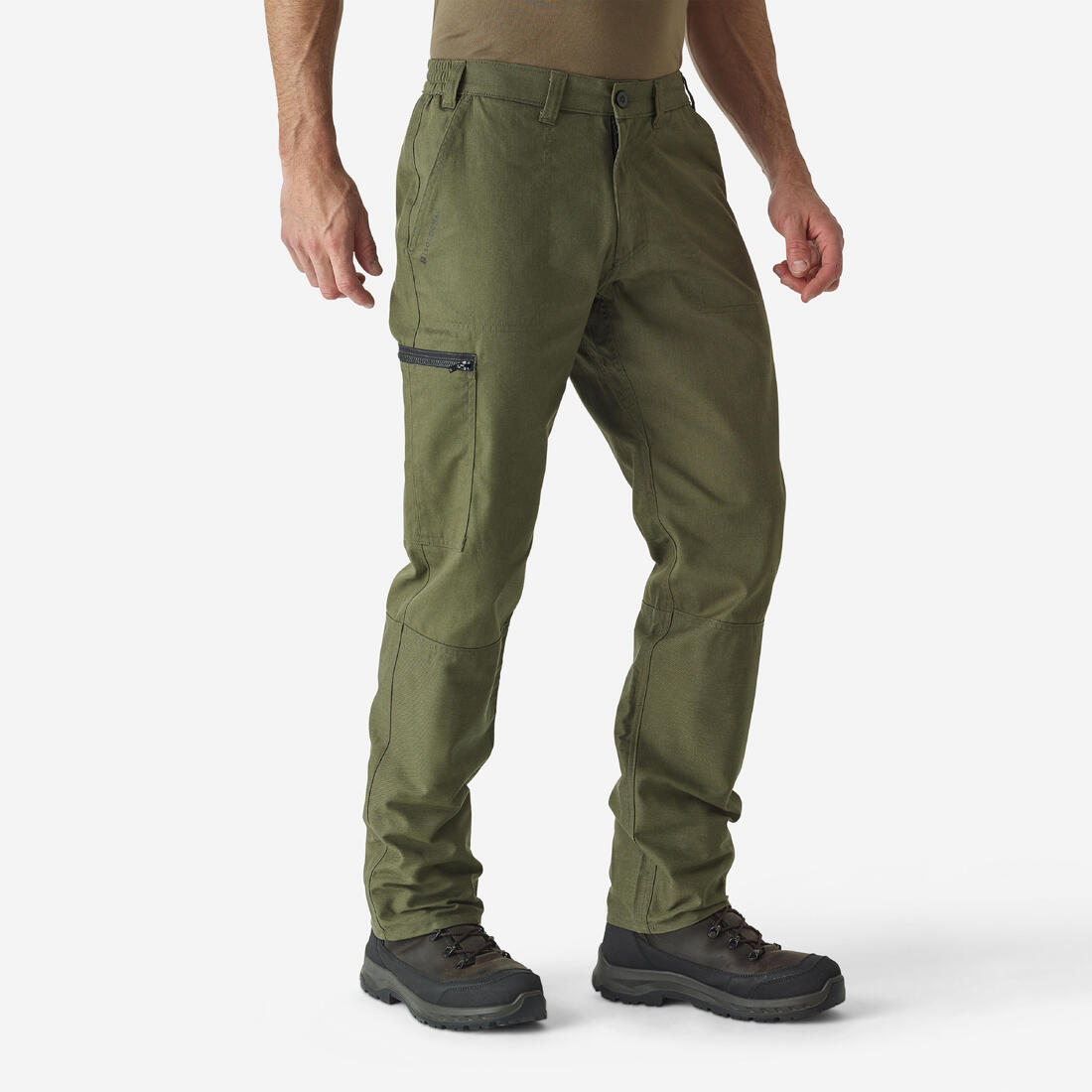 PANTALON RESISTANT STEPPE 100 VERT