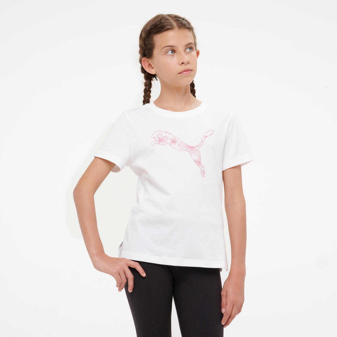T-shirt fille en coton
