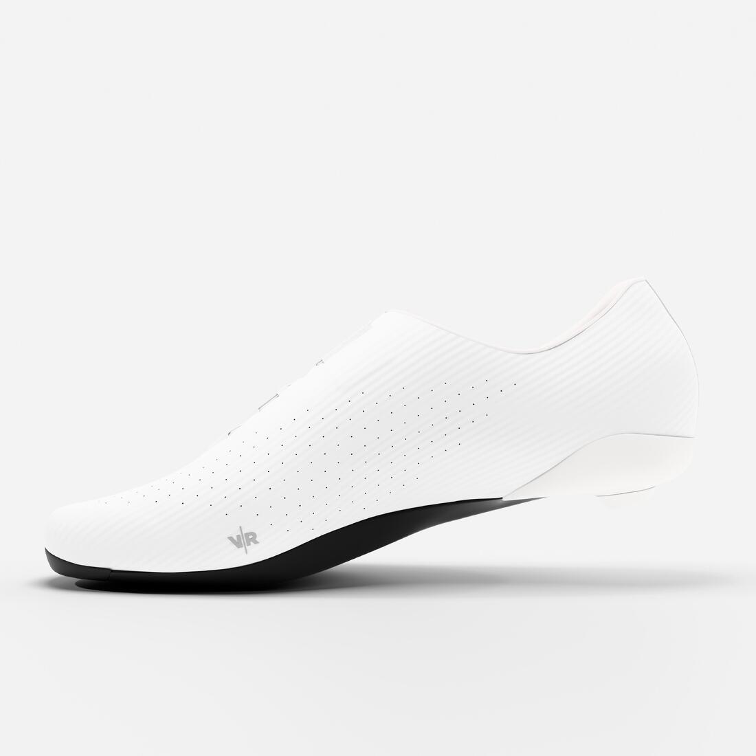 Chaussures vélo route van rysel RCR R blanches