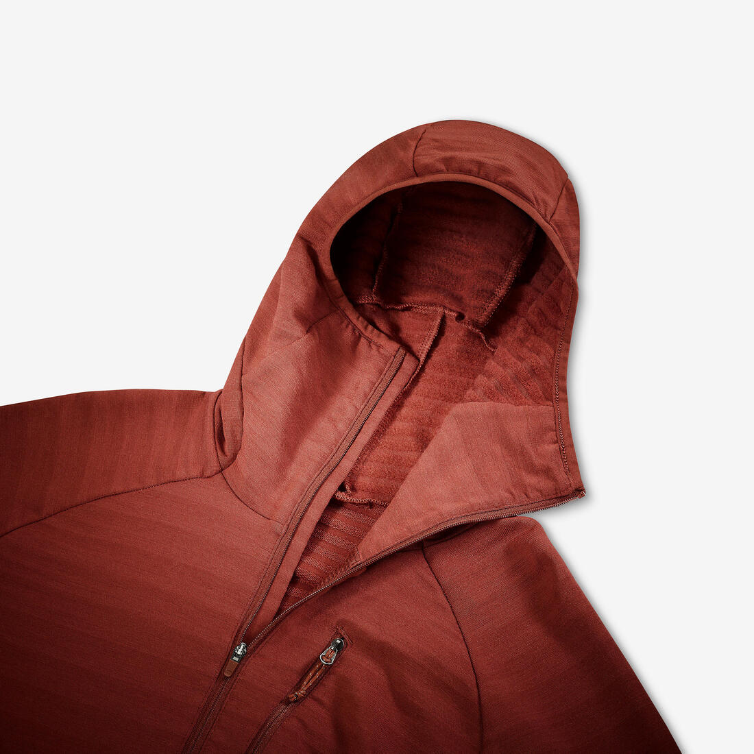 Pull technique à capuche en laine mérinos homme, Resist