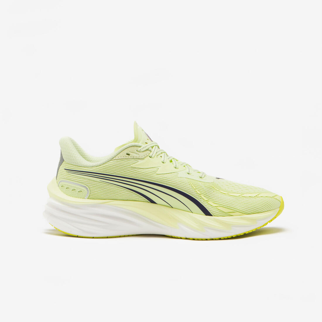 Chaussure de Running Homme, Puma Velocity Nitro 4 - Jaune/Blanc