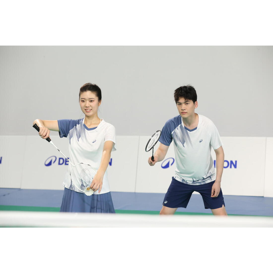 Lot de Raquette de Badminton Adulte BR Sensation 500 - Noir/Blanc