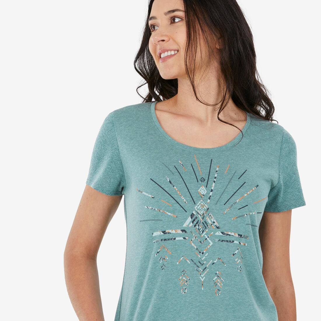 T-shirt de randonnée femme, NH500
