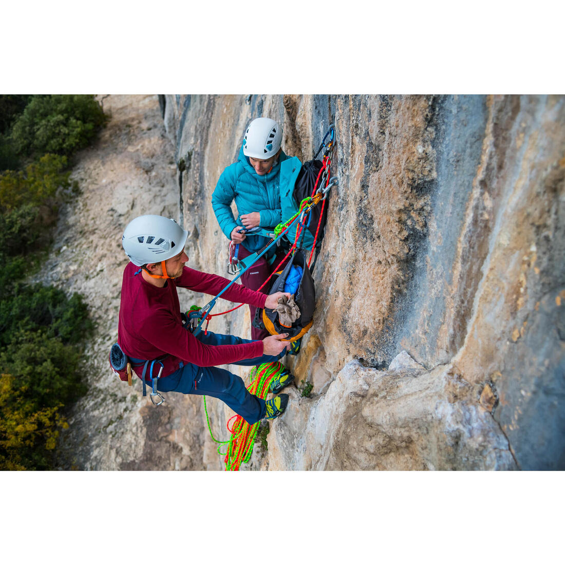 Longe double d'escalade et d'alpinisme